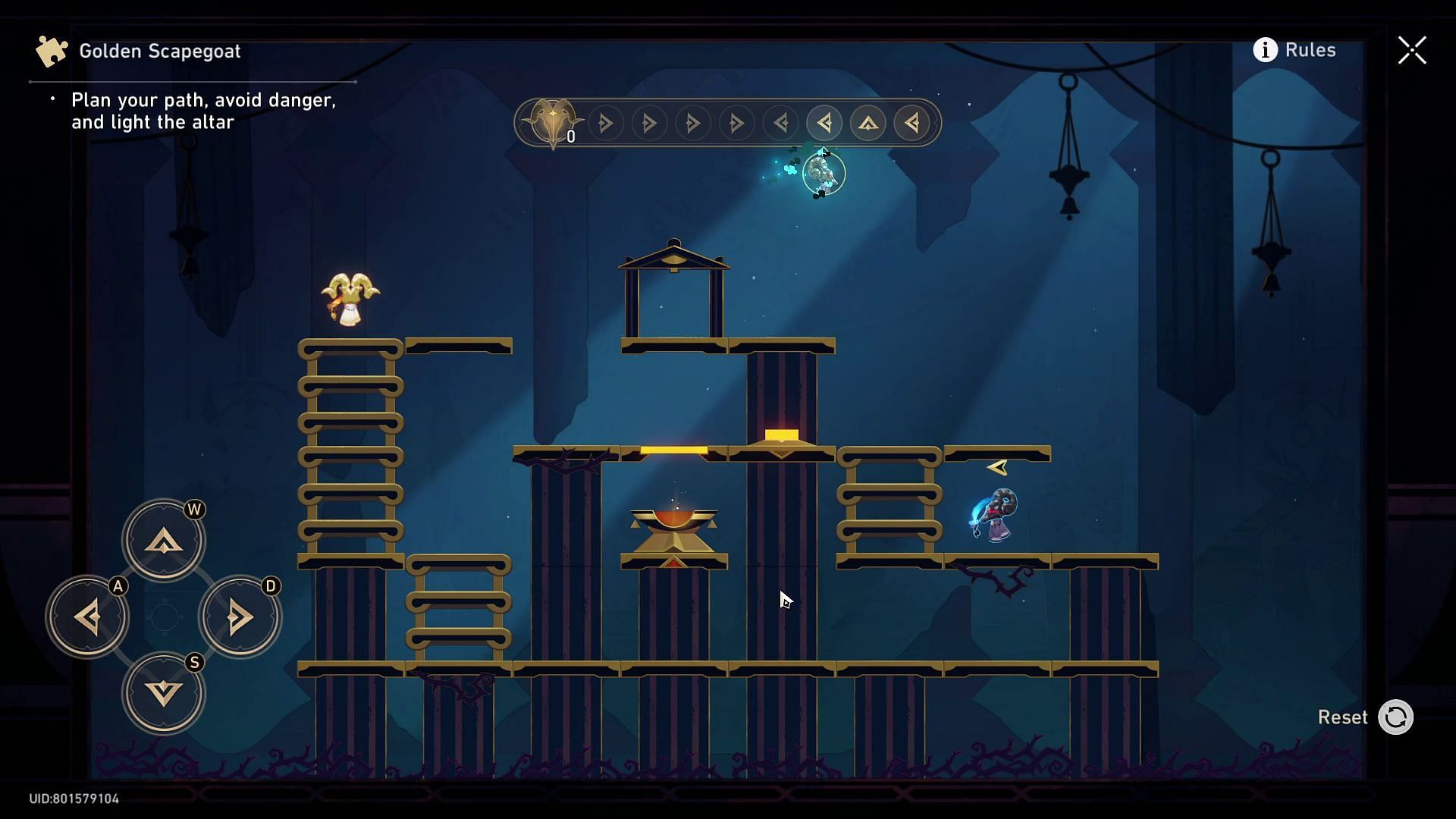 Third Golden Scapegoat puzzle solution (Image via HoYoverse)